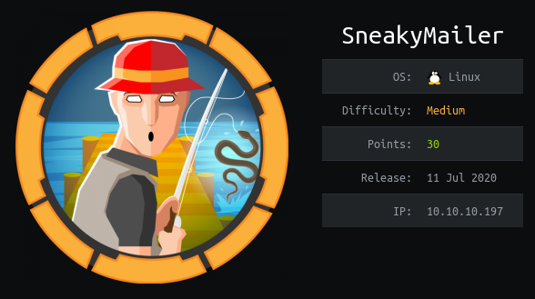 Sneakymailer – HackTheBox Walkthrough